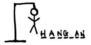 hangman - great games to take on holiday - dynamic dad