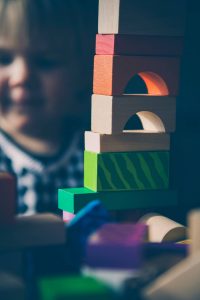 wooden blocks - why screen time is bad parenting - Dynamic Dad