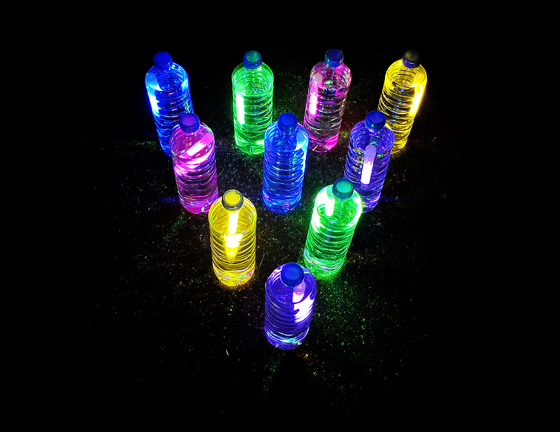 glow-bowling summer craft ideas dynamic dad