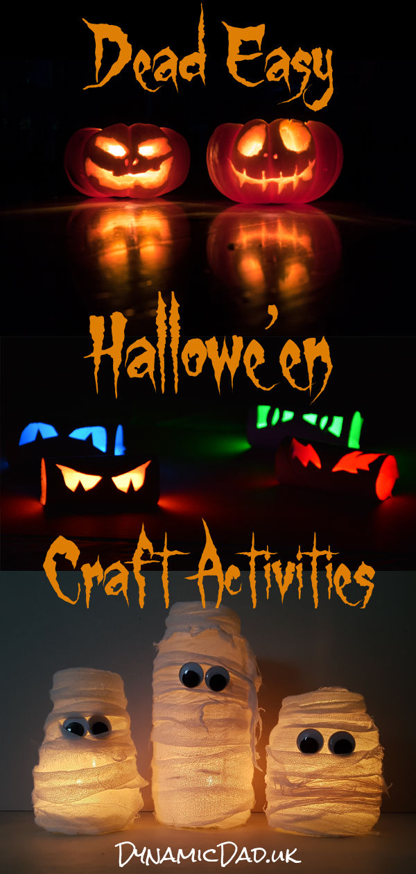 Dead Easy Halloween Craft activities for kids - dynamic dad