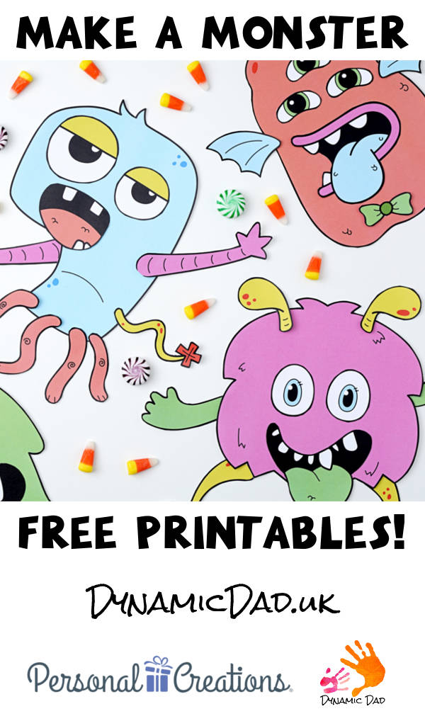 Make a Monster Kids Craft Activity Free Printables Personal Creations Dynamic Dad