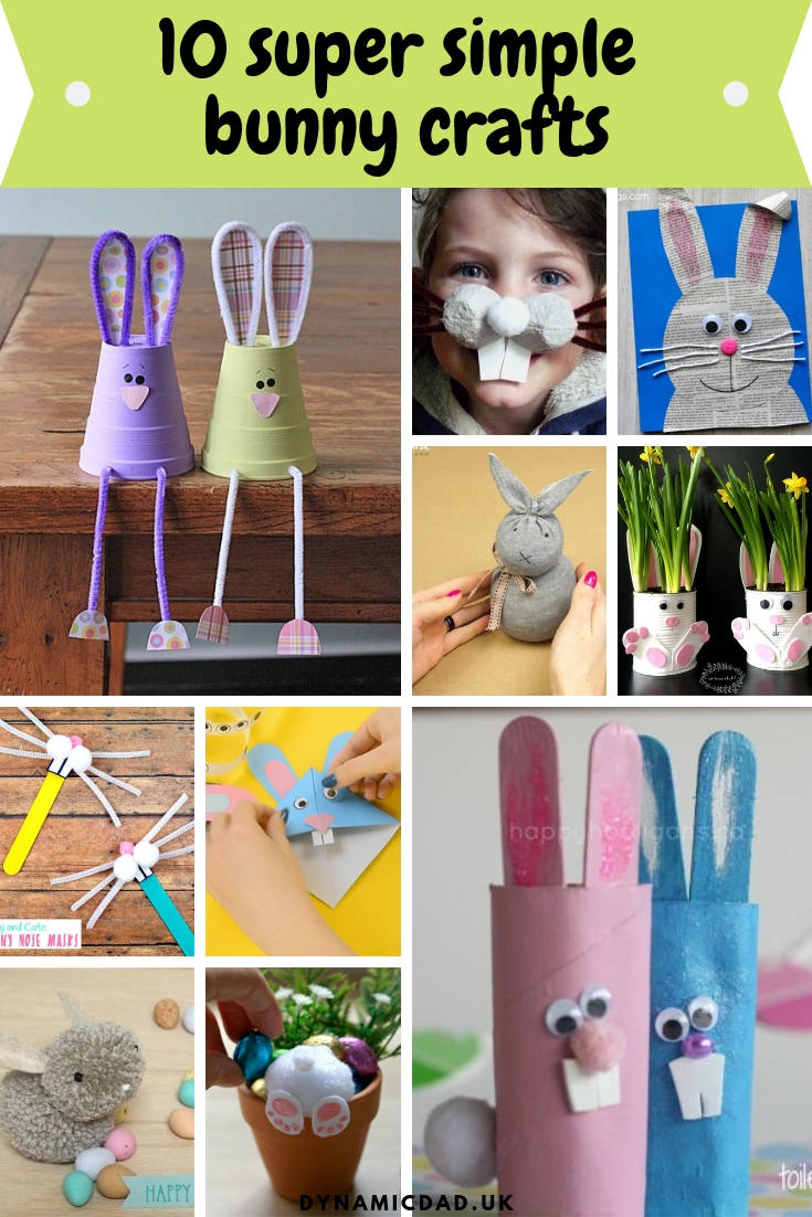 10 super simple bunny crafts