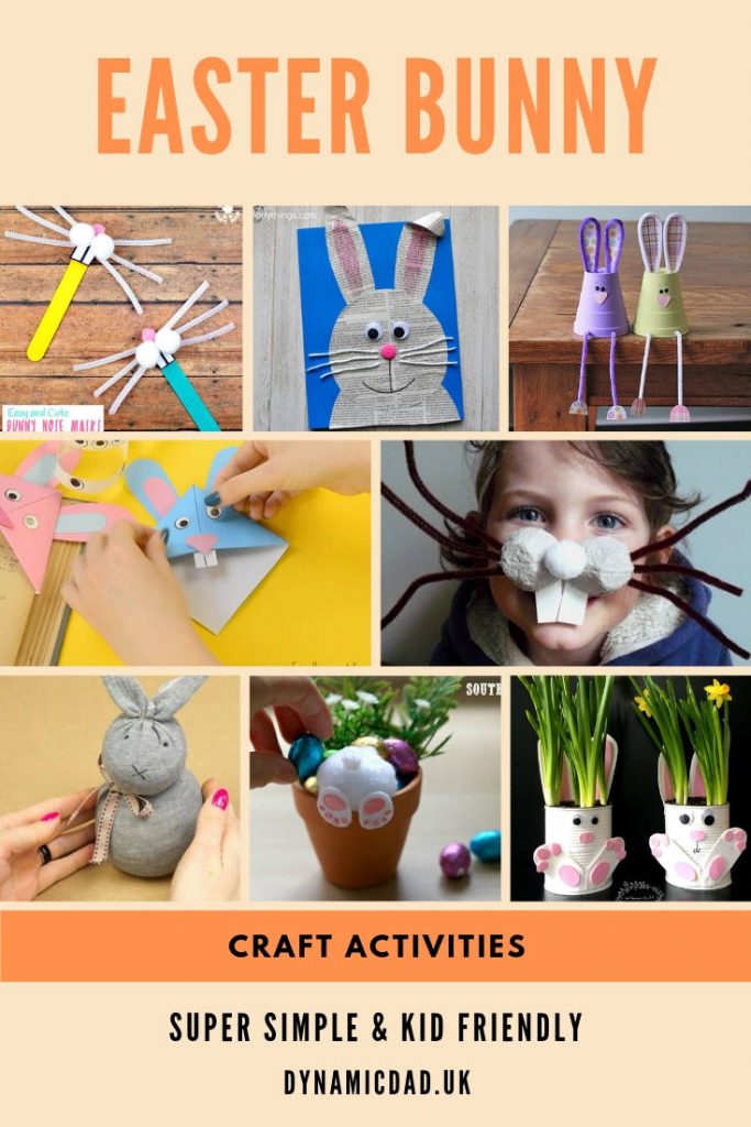 Easter 2020 - 10 Super simple Easter Bunny crafts for kids - Dynamic Dad