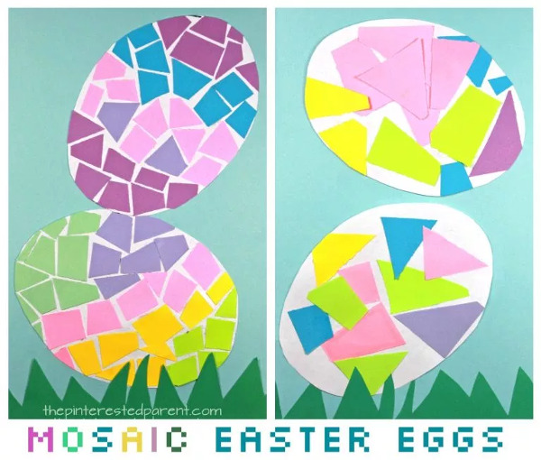 Mosaic Easter Eggs