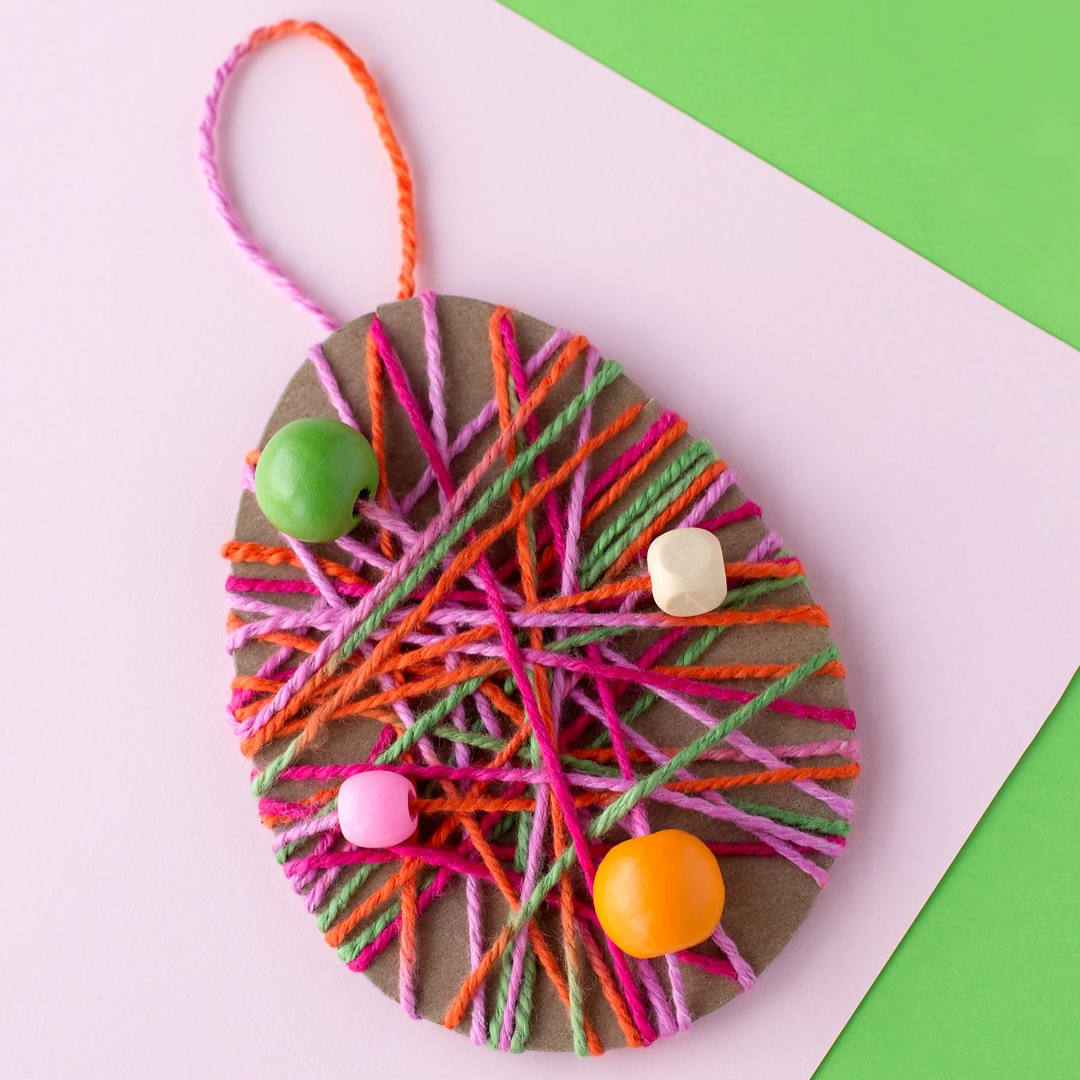 Yarn-Wrapped-Egg-Craft