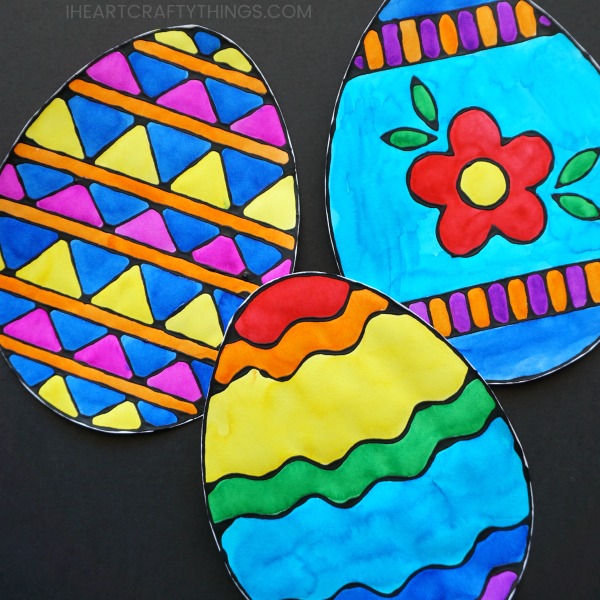 black-glue-easter-egg-art