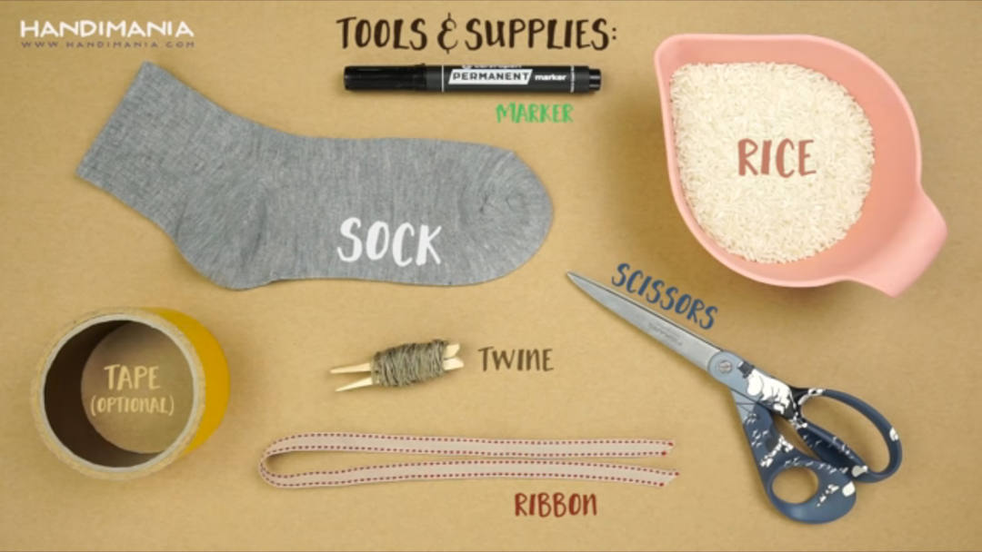 no sew sock bunny tools and supplies