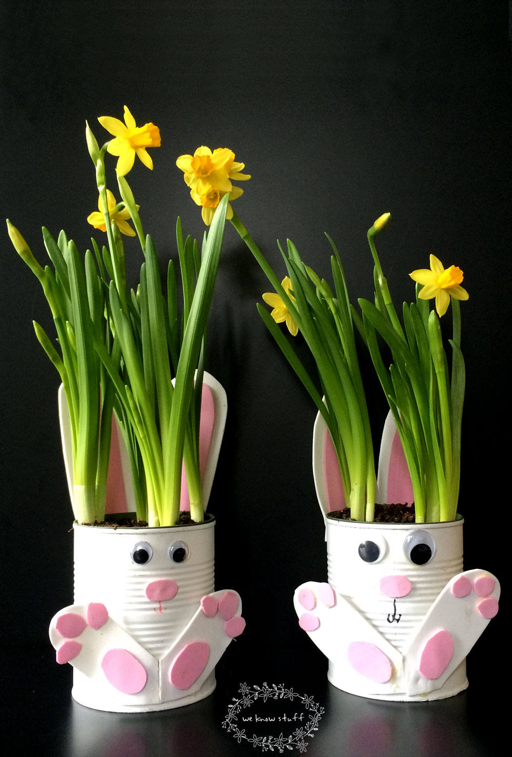 super simple easter bunny crafts for kids Easter bunny planter craft