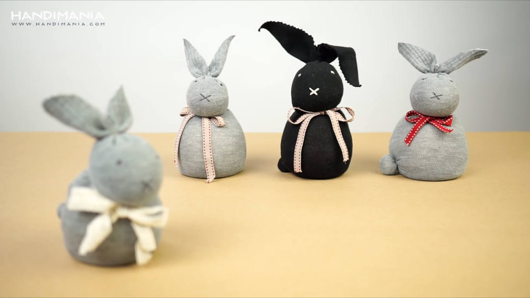 manualidades súper simples de conejito de pascua para niños sin coser calcetín conejito