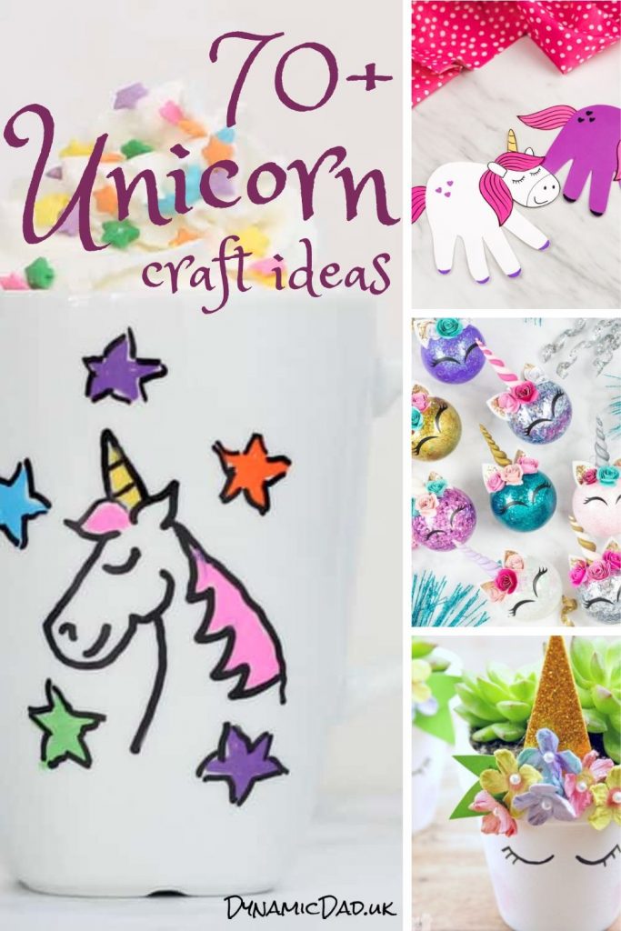 70+ Unicorn Craft Ideas Dynamic Dad Pin 1