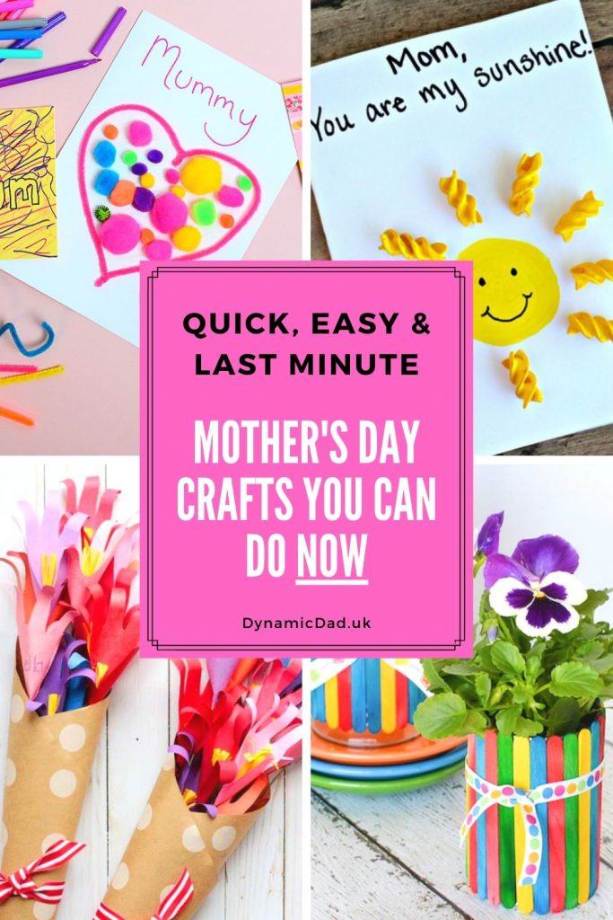 Quick & Easy Last Minute Mother's Day Crafts